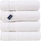 Colosona 100% Cotton 27x54 4 Piece Set Bath Towels White Super Soft, Fluffy, and Absorbent, Premium Quality Perfect for Daily Use 100% Cotton Towels